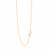 Adjustable Singapore Chain in 14k Yellow Gold (1.1mm)