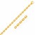 Oval Cable Chain Bracelet in 14k Yellow Gold (9.65 mm)