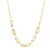 14K Two Tone Gold Pallina Paperclip Necklace