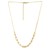 14K Two Tone Gold Pallina Paperclip Necklace