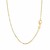 Smooth Horizontal Bar Necklace in 14k Yellow Gold