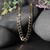 Pave Curb Chain in 14k Two Tone Gold (7.00 mm)