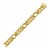 14k Yellow Gold 7 1/2 inch Twisted Oval Link Bracelet