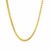Solid Diamond Cut Round Franco Chain in 14k Yellow Gold (3.10 mm)
