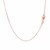 Diamond Cut Cable Link Chain in 10k Rose Gold (0.87 mm)