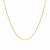 Round Snake Chain in 14k Yellow Gold (0.9 mm)