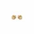 Classic Round Stud Earrings in 14k Yellow Gold(3mm)