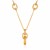 14k Two-Tone Yellow and Rose Gold Link and Chain Necklace
