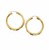 Classic Hoop Earrings in 14k Yellow Gold (40mm Diameter) (5.0mm)