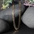 Pave Curb Chain in 14k Two Tone Gold (4.60 mm)