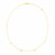 14k Yellow Gold Amor Necklace