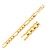 Solid Figaro Chain in 14k Yellow Gold (7.00 mm)