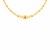 Graduated Greek Fret Link Necklace in 14K Yellow Gold
