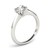 14k White Gold Double Prong Set Solitaire Diamond Engagement Ring (1 cttw)