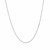 Sterling Silver Rhodium Plated Cable Chain (0.6 mm)