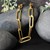 14k Yellow Gold Rounded Paperclip Chain Necklace