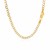 Pave Curb Chain in 14k Two Tone Gold (3.20 mm)