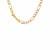 Solid Pave Figaro Chain in 14K Yellow Gold (4.70 mm)