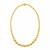 14k Yellow Gold 18 inch Graduated Polished Bead Necklace