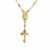 Rosary Style Bracelet in 14k Tri-Color  Gold