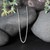 Solid Diamond Cut Rope Chain in 14k White Gold (2.00 mm)