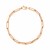 14K Rose Gold Bold Paperclip Chain Bracelet