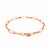14K Rose Gold Bold Paperclip Chain Bracelet (4.20 mm)