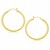 Classic Hoop Earrings in 14k Yellow Gold (40mm Diameter) (3.0mm)
