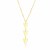 3-Layer Triangle Pendant in 14k Yellow Gold