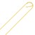 Adjustable Sparkle Chain in 14k Yellow Gold (1.5mm)