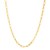 14k Yellow Gold Diamante Paperclip Chain Necklace (4.00 mm)