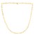 14k Yellow Gold Diamante Paperclip Chain Necklace (4.00 mm)