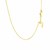 Adjustable Cable Chain in 14k Yellow Gold (1.10 mm)