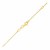 Arrow Design Chain Necklace in 14k Yellow Gold