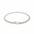 Two Row Rope Bracelet in 14k White Gold (3.0 mm)