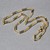 14k Yellow Gold Textured Paperclip Chain (3.50 mm)