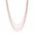 Sterling Silver 18 inch Two Toned Six Strand Chain Necklace