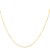 14k Yellow Gold French Cable Chain (1.3 mm)