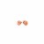 Classic Round Stud Earrings in 14k Rose Gold (5.0 mm)