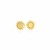 14K Yellow Gold Sun Earrings