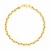 14k Yellow Gold High Polish Compressed Cable Link Bracelet (4.50 mm)