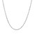 Solid Diamond Cut Rope Chain in 14k White Gold (1.60 mm)