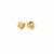 Love Knot Stud Earrings in 10k Yellow Gold(9mm)