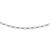Oval Rolo Chain in 14k White Gold (3.20 mm)