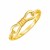 14k Yellow Gold Ring with Rope Knot