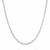 Classic Rhodium Plated Curb Chain in 925 Sterling Silver (3.0mm)