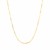 Octagonal Shiny Snake Chain in 14k Yellow Gold (0.85 mm)