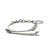 Sterling Silver 9 1/4 inch Adjustable Bracelet with Chain and Heart Charm