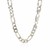 Sterling Silver Rhodium Plated Classic Figaro Chain (8.1 mm)