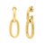 Link Drop Earrings in 14K Yellow Gold